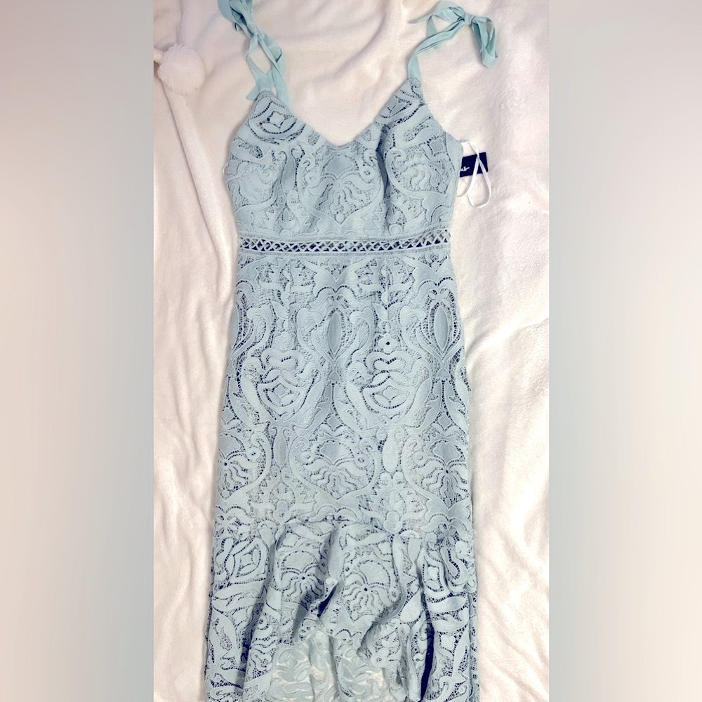New with tag sage green lace midi